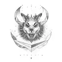 the word comete tattoo design idea