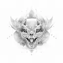 the word comete tattoo design idea