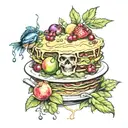 gluttony envy pride tattoo design idea
