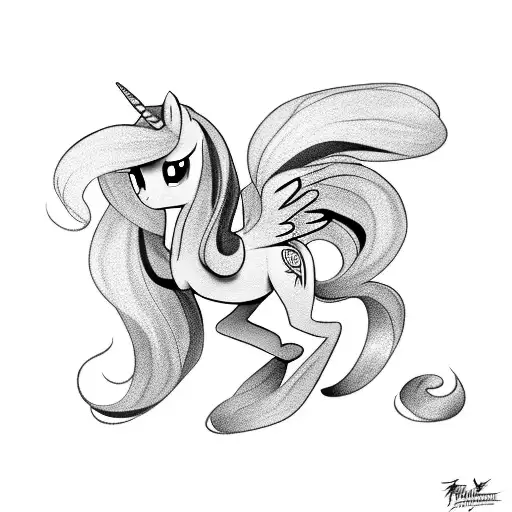 my little pony tattoo design idea