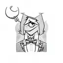 bill cipher gravity falls tattoo design idea