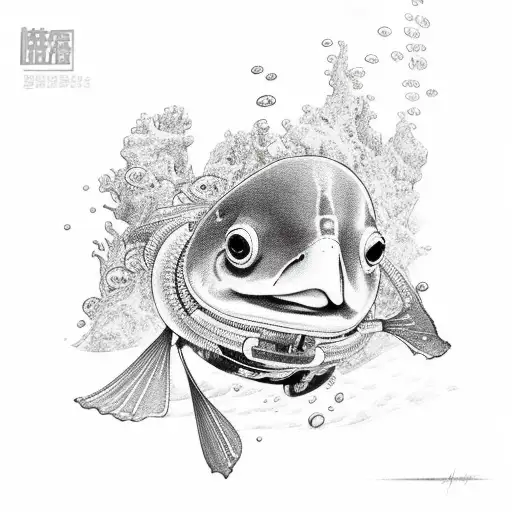 scuba diving  tattoo design idea