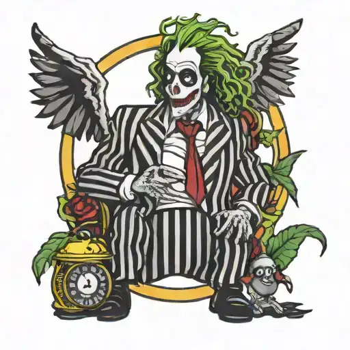 beetlejuice tattoo design idea