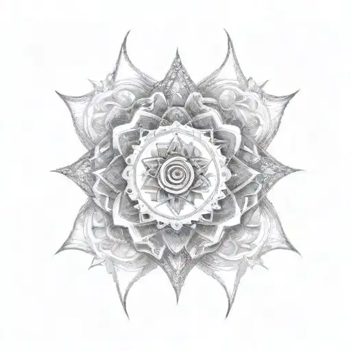 7 Chakra tattoo design idea