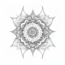 7 Chakra tattoo design idea