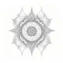 7 Chakra tattoo design idea