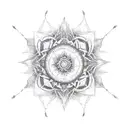 7 Chakra tattoo design idea