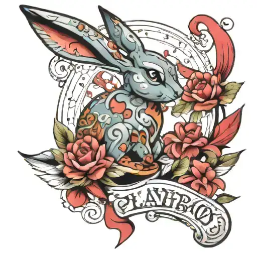 playboy vibe books tattoo design idea