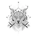 Name Ivan in morse code, circled tattoo design idea