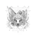 Name Ivan in morse code, circled tattoo design idea