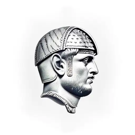 roman centurion  tattoo design idea