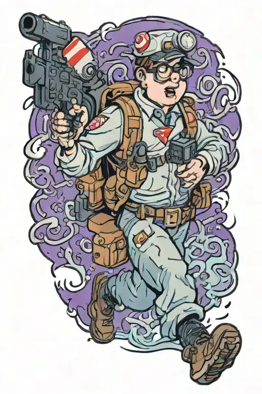 Ghostbuster  tattoo design idea