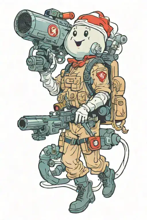 Ghostbuster tattoo design idea