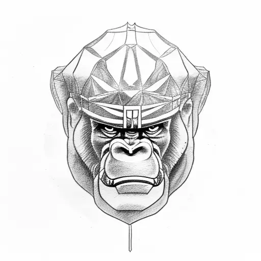 king kong tattoo design idea
