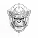 king kong tattoo design idea