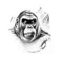 king kong tattoo design idea