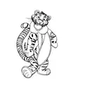 tigger tattoo design idea