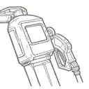 gas pump tattoo design idea