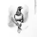 Edgar Allen Poe Raven  tattoo design idea