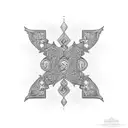 number 8 in arabic tattoo design idea