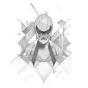 guy drowning  tattoo design idea