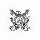 usmc tattoo design idea