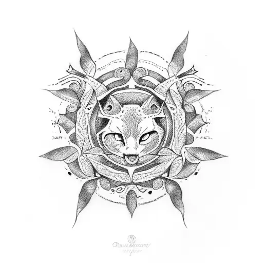 olive wreath  tattoo design idea