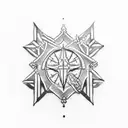 saint benedict medal tattoo design idea