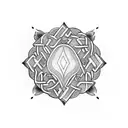 irish hat tattoo design idea