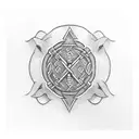 irish hat tattoo design idea