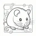 hamster  tattoo design idea