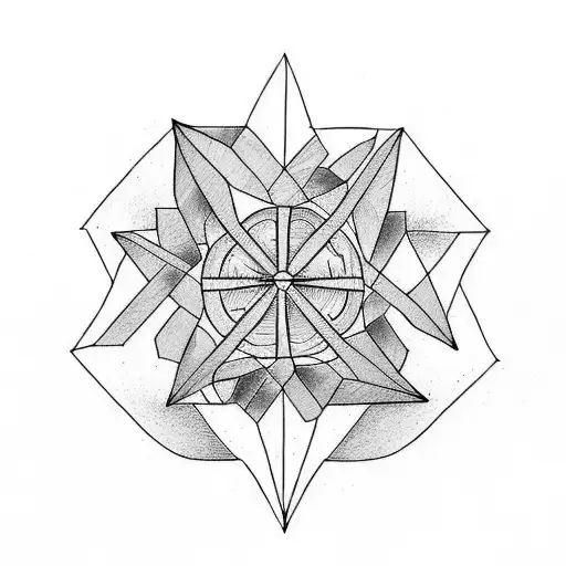 simple plane with trail tattoo design idea