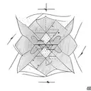 simple plane with trail tattoo design idea