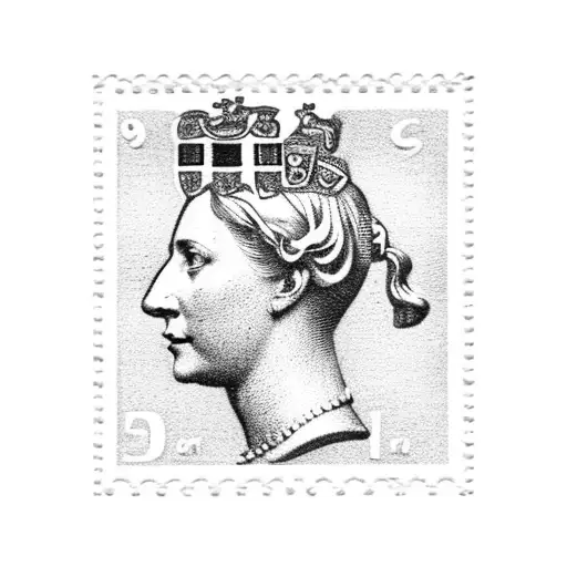 England postage stamp tattoo design idea