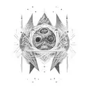 Entropy of the cosmos tattoo design idea