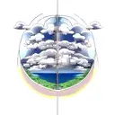 operational cloud tattoo design idea