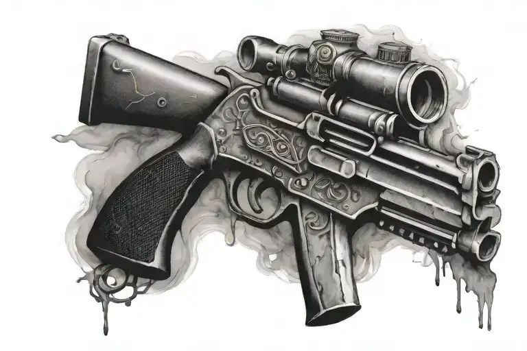 Ax Shadow die twice tattoo design idea