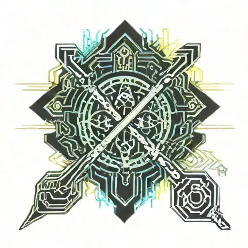 shovel tattoo design idea