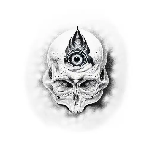 dark academia tattoo design idea