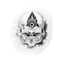 dark academia tattoo design idea