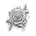 dark academia tattoo design idea