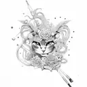 Jennie from blackpink tattoo design idea