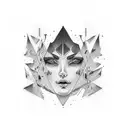 mentality face small tattoo   tattoo design idea