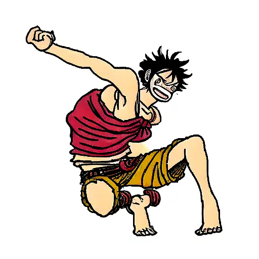 Luffy do chapéu de palha  tattoo design idea