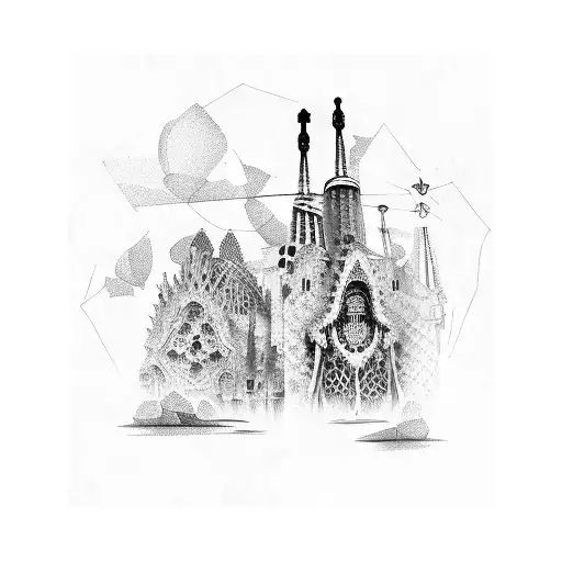 barcelona tiles tattoo design idea