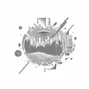  "I want something with music, overthinking, self-education, traveling, perseverance, and the soul of a dreamer." tattoo design idea