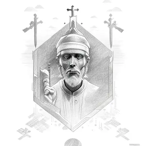 In God we trust tattoo design idea