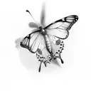 butterfly autism Naomy tattoo design idea