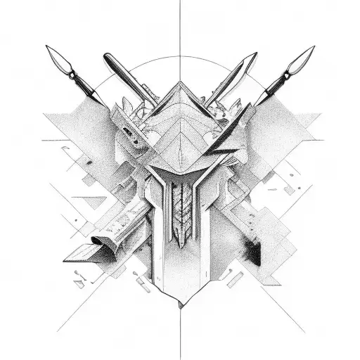 Jet tattoo design idea