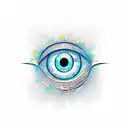 Evil Eye tattoo design idea